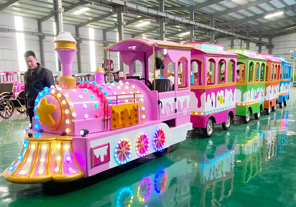 甜甜圈無軌小火車